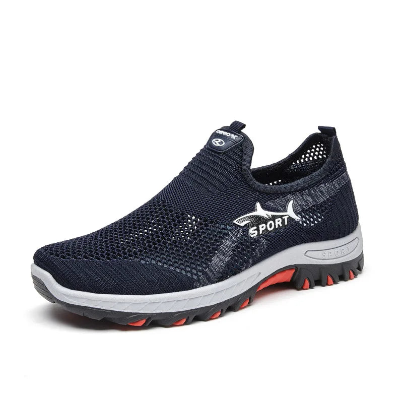 Sommer Mesh Männer Schuhe Leichte Turnschuhe Männer Mode Lässig Wanderschuhe 2024 Atmungsaktive Herren Wanderschuhe 2025, Mode Schuhe