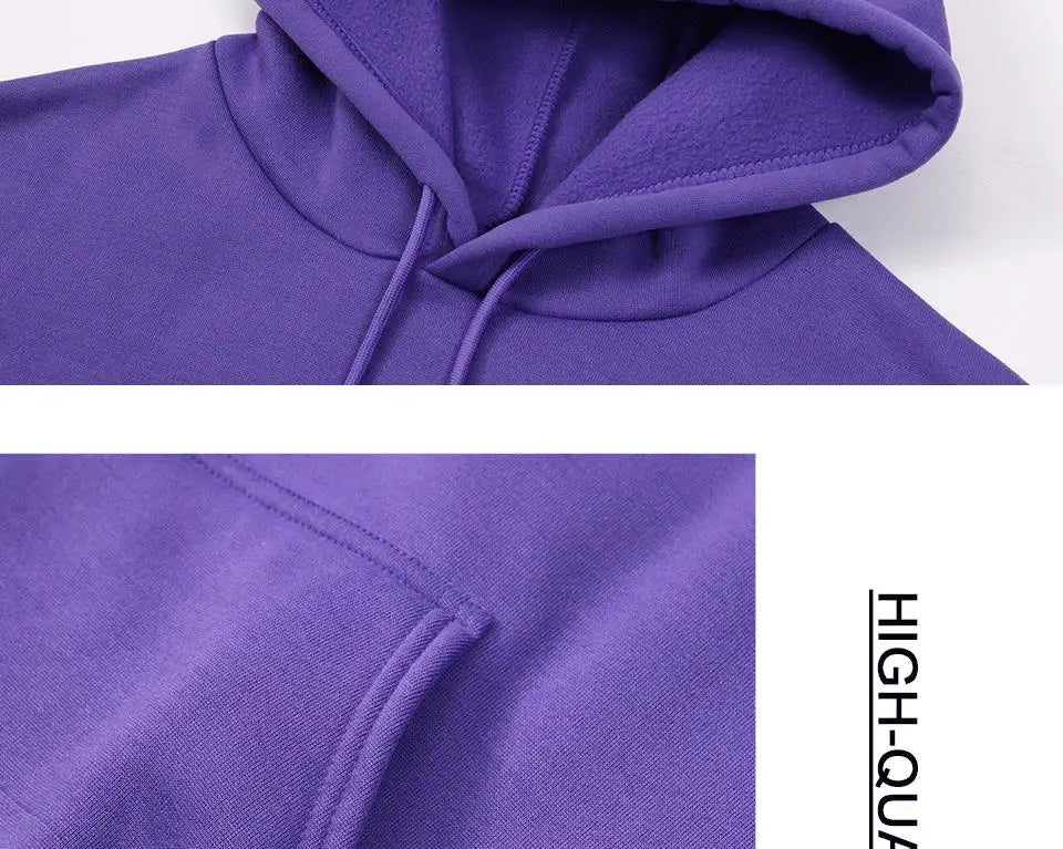 Einfarbiger Hoody für weibliche Herbst modische Kleidung lässige Fleece Tasche Hoodies mehrfarbige Unisex Frauen Streetwear