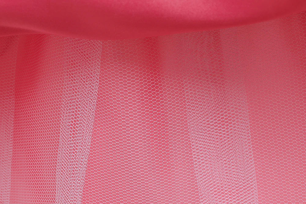 Flauschige Mesh Kinder Kleid Leistung Weihnachts kleid Wassermelone rot Mädchen Kleid für 0 bis 6 Jahre Kind