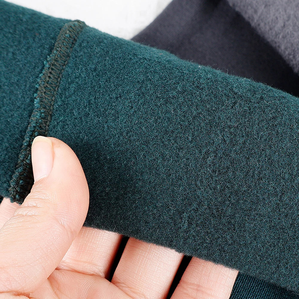 Frauen Winter Verdicken Leggings Warme Hohe Taille Einfarbig Samt für Weibliche Verdickte Samt Strumpfhosen Dehnbare Schwarze Strumpfhosen
