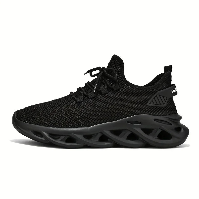 Männer Casual Sport Schuhe Atmungsaktive Leichte Turnschuhe Outdoor Mesh Schwarz Laufschuhe Athletisch Jogging Tenis Wanderschuhe