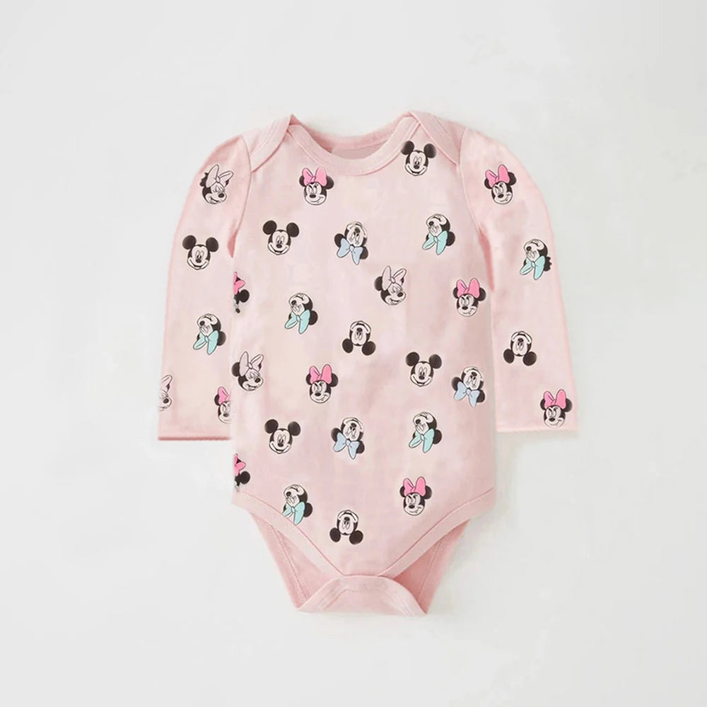 Mickey Mouse Baby Boy Stram pler Baumwolle lange Ärmel Baby Baby Boy Mädchen Overall Baby Mädchen einteilig & Body