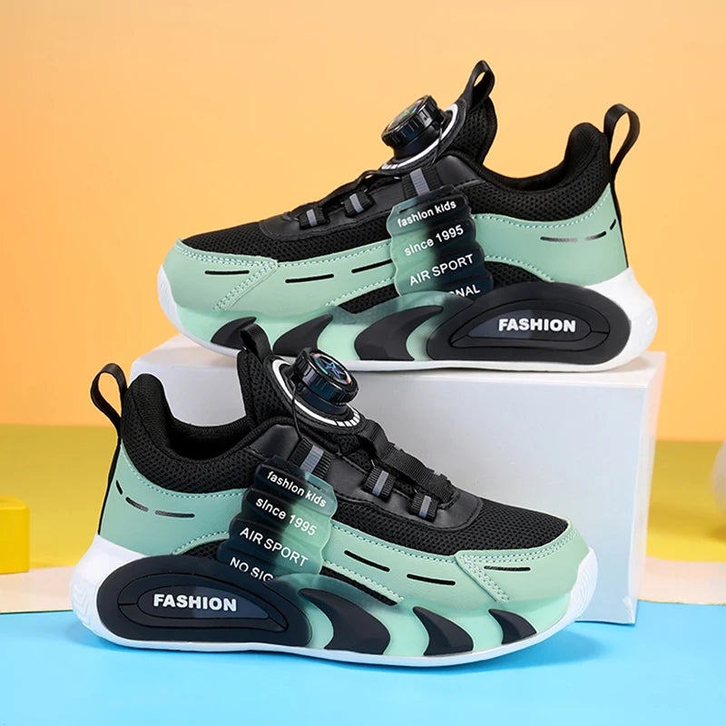 Pink Girl's Fashion Sneakers Anti Slip Comfortable Children Boy's Casual Walking Shoes Outdoor Sport Tennis