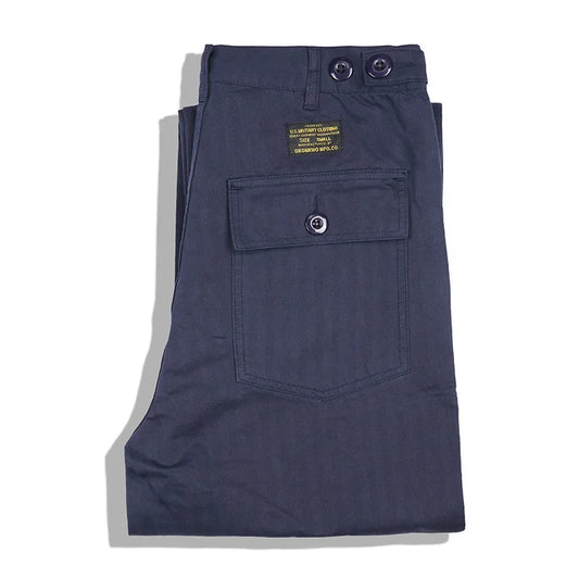 OKONKWO American Style Vintage Military Pants OG-107 Work Casual Pants People's Pattern Trousers Ame Kwo.