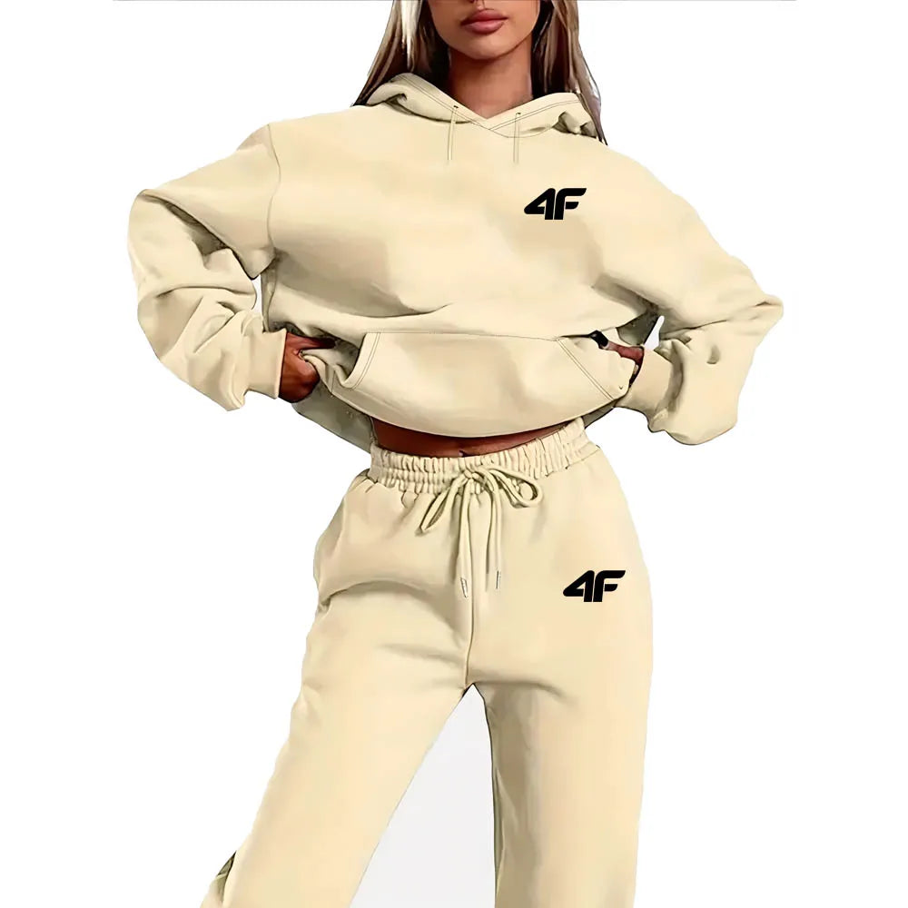 2025 4F Neue Ankunft Frühling Herbst 2 Stück Frauen Sets Zwei Stücke Sets Top Und Hosen Anzüge Outfits Kleidung