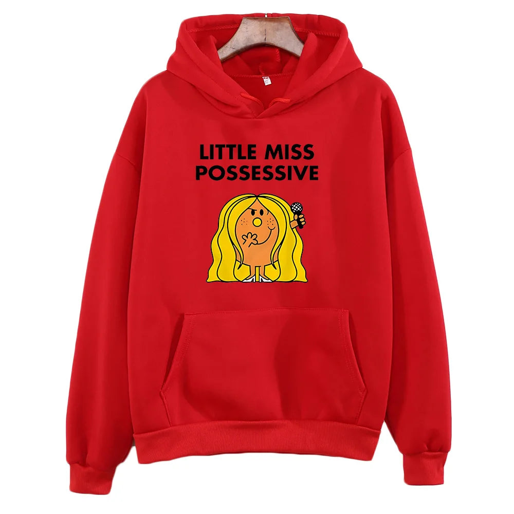 Tate McRae Little Miss™ Possessive Hoodies Tate Mcrae World Tour Hoody Merch Fan Gift Unisex Pullover Tops Streetwear Unisex Top.