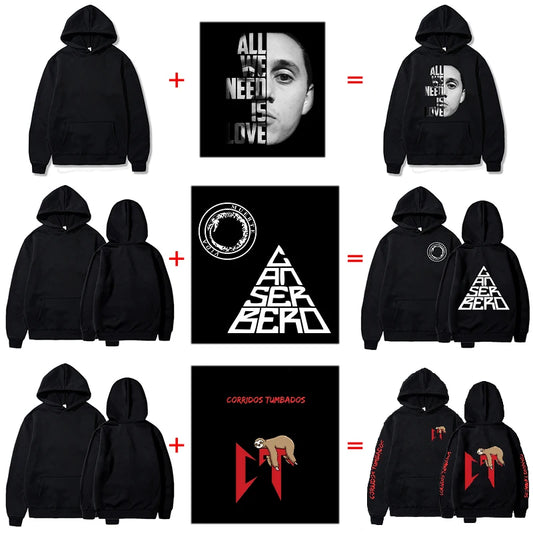 Maßge schneiderte bedruckte Männer Frauen Hoodie lose Freizeit kleidung Mode Langarm Kapuze Pullover Persönlichkeit Streetwear Sweatshirts.