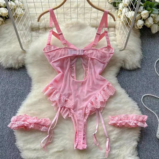 Erotic Underwear Bras Sets For Women Lace Garter Lingerie Intimates 2025 Underwire Bra And Panty Thongs Ladies Underwear Set.