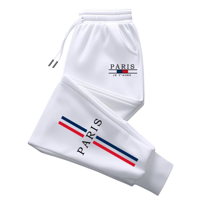 Paris Fashion Tracksuit Hooded Sweatshirt Sweatpants City Vibe Hoodies 2 Piece Set Autumn Winter Men's Daily Casual Sport Outfit