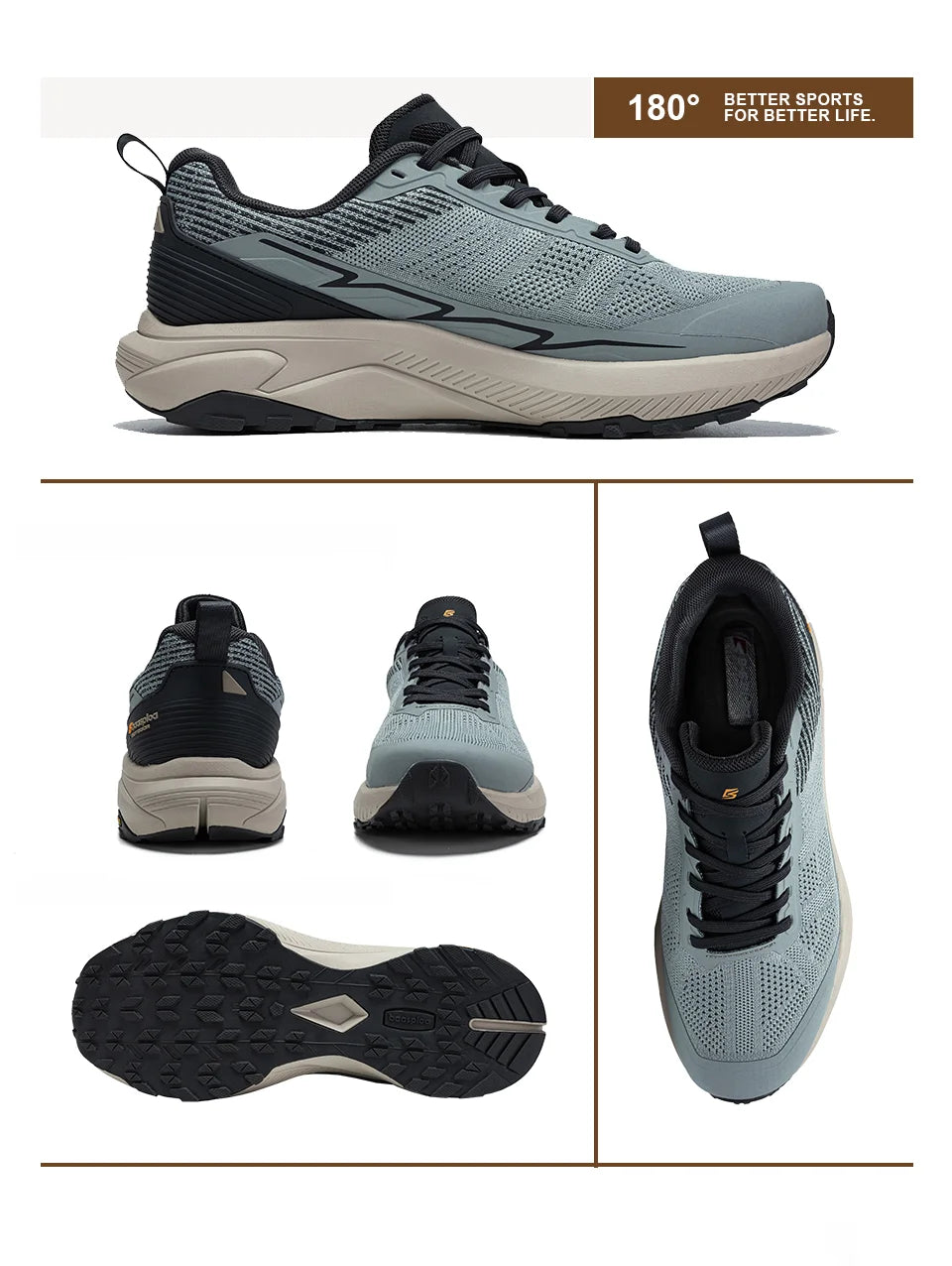 Baasploa Männer Wanderschuhe Komfort Tragen Beständig Outdoor Schuhe Männer Atmungsaktives Mesh Casual Turnschuhe Klettern Nicht-Slip Spitze Up