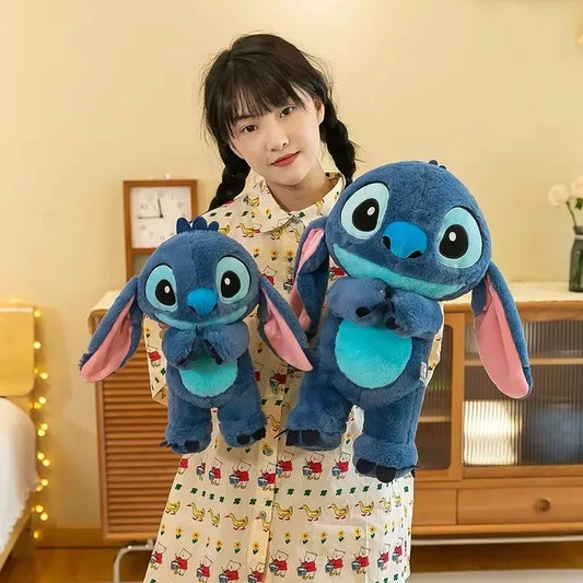 80cm Big Size Disney LILO & Stitch Anime Plush Stuffed Doll Room Plushies Pillow Kawaii Ornaments Children's Holiday Gifts.