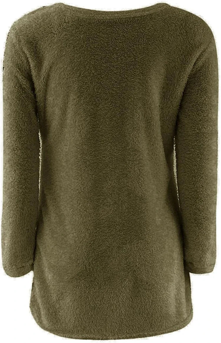Frauen warmen Pullover einfarbig o Hals lose Baumwolle gestrickt Pullover langen Pullover lässig übergroße Bluse Damen Hipster Kleidung