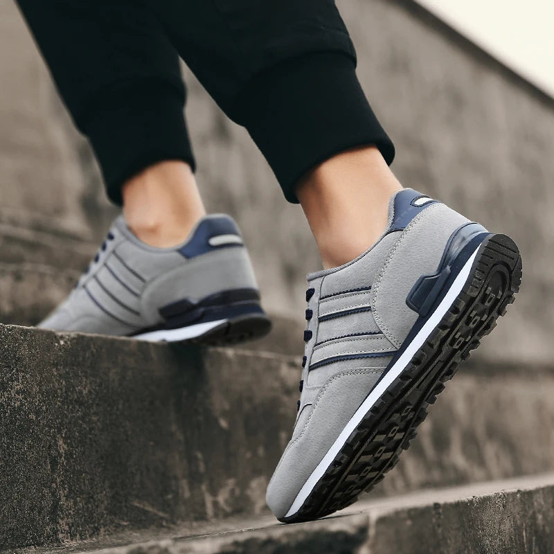 Künstliche Leder Männer Casual Schuhe Männlichen Frühjahr Männer Casual Licht Schuhe Sneakers Lac-up Wohnungen Atmungsaktive Freien Sapato
