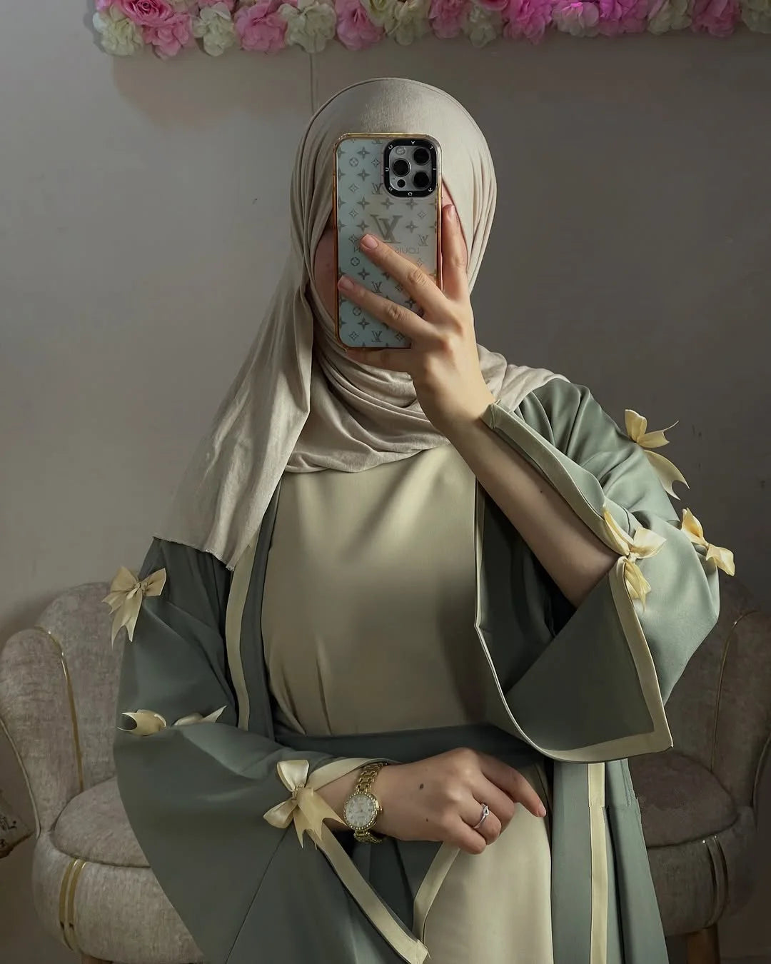 Eid Muslimischen Bogen Abaya Frauen Kleider Jalabiya Vestidos Largos Split Hülse Ramadan Marokko Dubai Lange Robe Party Islam Kaftan 2025