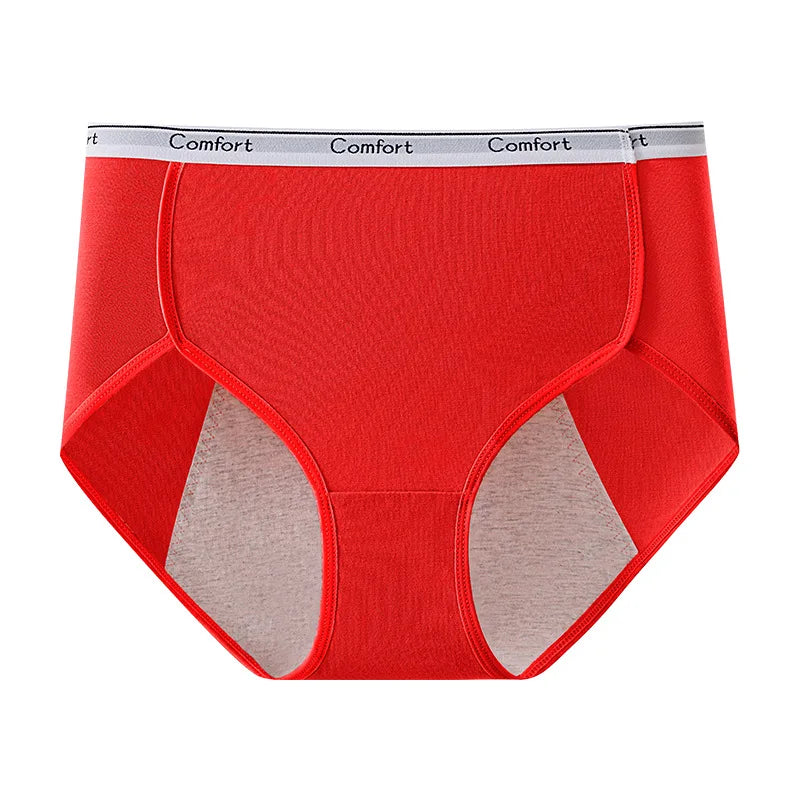 1pcs Girl Menstrual Panties Women's Physiological Briefs Ladies Period Leak Proof Panty High Waist Cotton Underwear.
