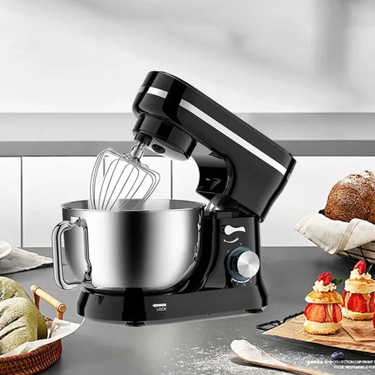 Electric Stand Mixer, 8 Speed Tilt-Head, 4.5L Stainless Steel Bowl, Kitchen Electric Mixer with Dough Hook, Wire Whip & Beater.