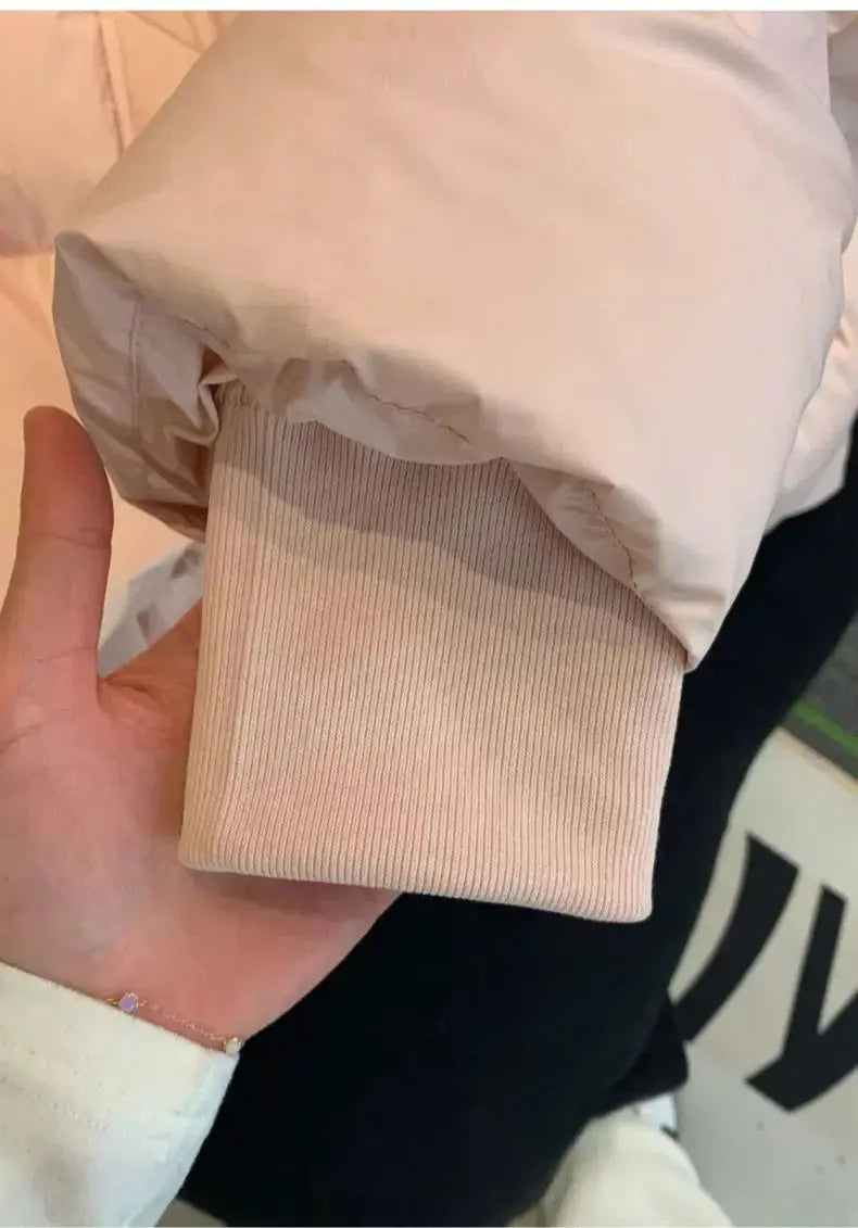 2023 neue Winter Puffer Jacke Frauen Mode Mit Kapuze Unten Baumwolle Mantel Weibliche Lose Beiläufige Warme Parkas Oberbekleidung