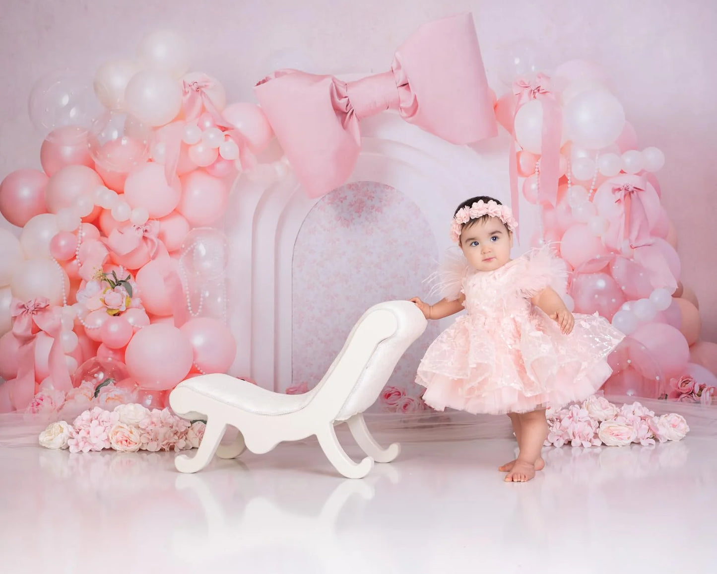 Luxuriöse Kinderkleidung, Babykleid zum ersten Geburtstag, Blumenkind-Hochzeitskleid, Mädchen-Karnevals-Performance-Kleidung