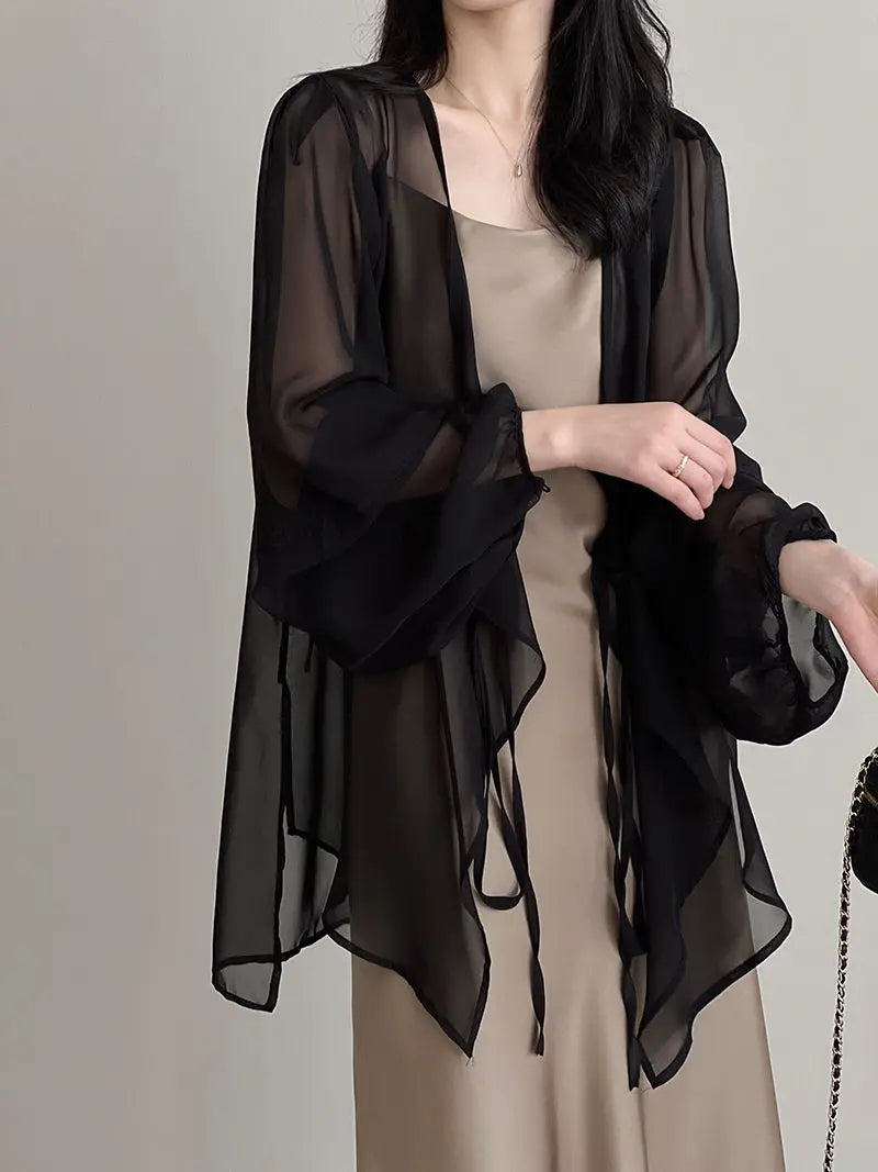 Jacken Frauen Elegante Sommer Sun-proof Zarte Mode Täglichen Lose Einfache Feste Alle-spiel Grundlegende Stilvolle Koreanische stil Puff Hülse