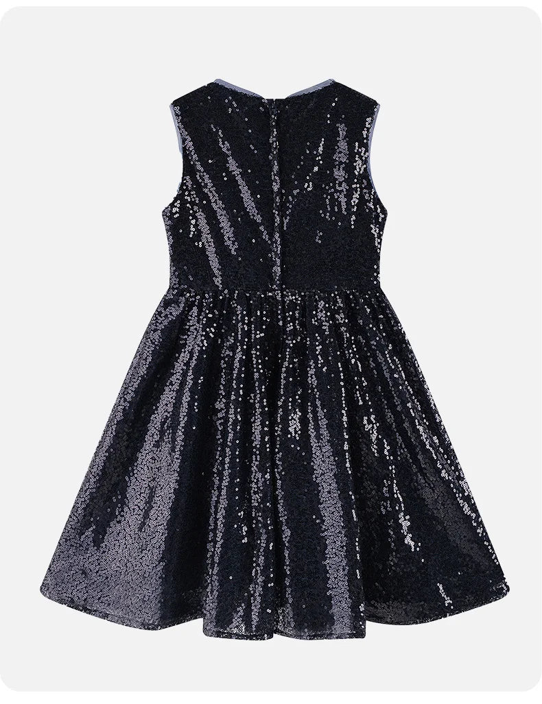 Luxus Kinder Klavier Rezitieren Leistung Pailletten Kleid Mädchen Hochzeit Geburtstag Party Kleidung Kind Elegante Zeremonie Jahrestag Kleid