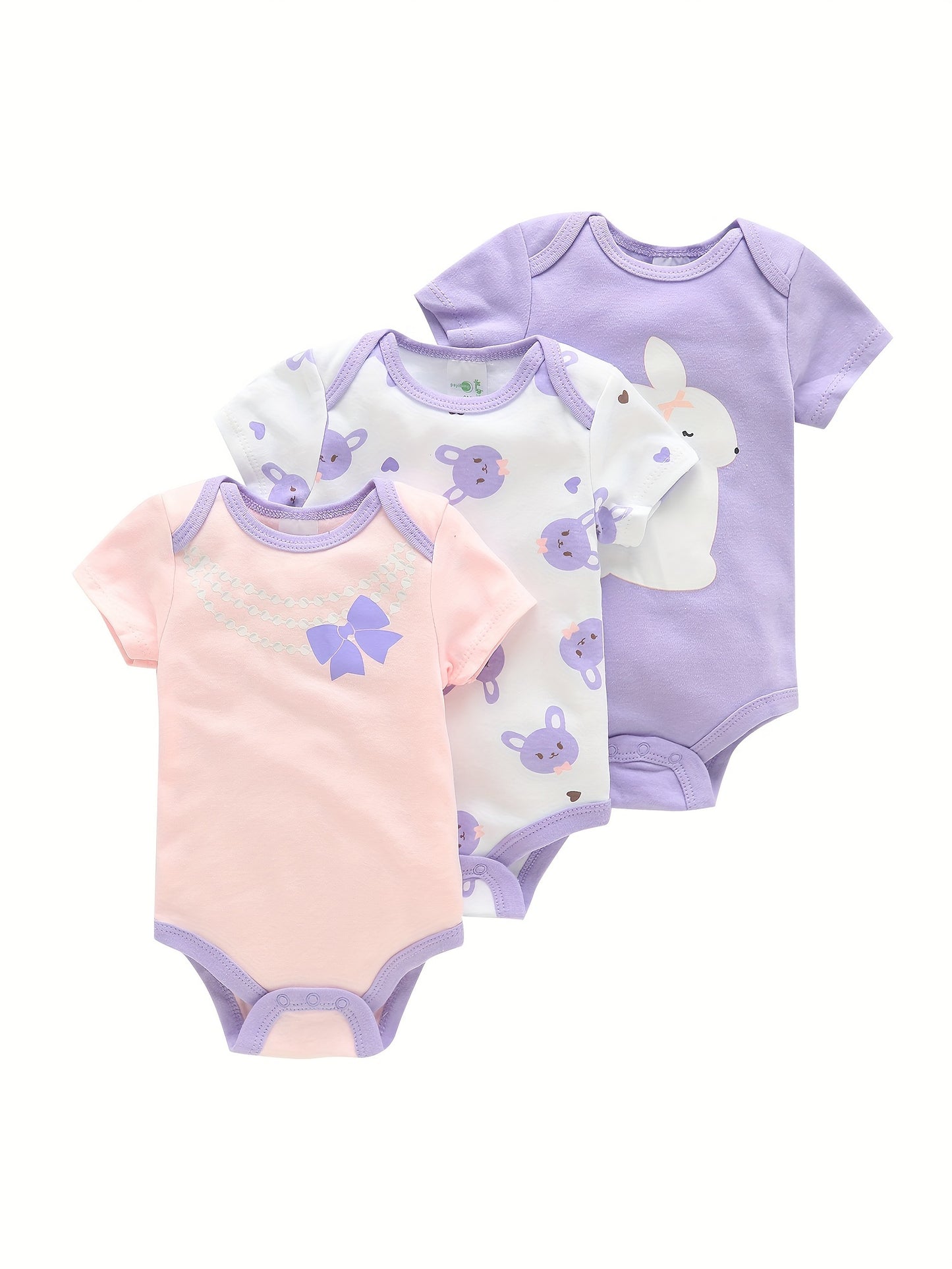 3PCS Infant Baby Nette Grafik einteilige Kleidung Für Jungen Und Mädchen, Neugeborenen Reine Baumwolle Sommer Strampler neugeborene kleidung