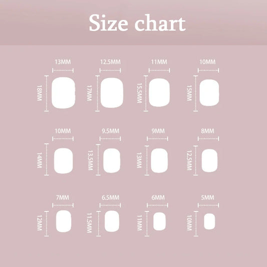 Y2K Black White Hand Drawn Comic Design Wearable Mini Short Fake Nails Full Cover Finished False Nails Press on Nails with Glue.