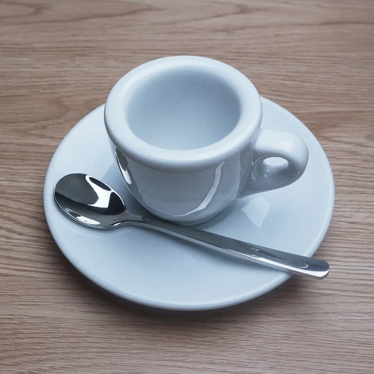 Nuova Point Classic Esp Espresso Cup And Saucer Set Professional Competitive Level Thicken Bone China Coffee Mugs And Plate Set.