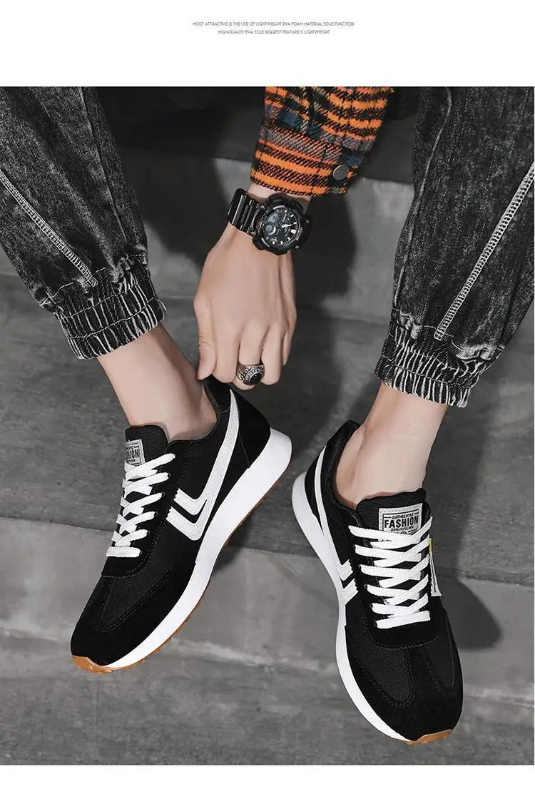Männer Kausalen Licht Mode Turnschuhe Mann Herbst Neue Spitze-up Wohnungen Im Freien Mesh Atmungsaktive Casual Schuhe Zapatillas De hombre