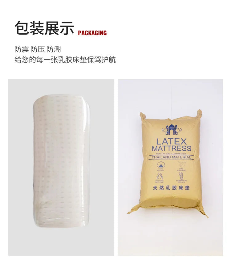 King Thailand Latex-Bettmatratze, hochwertige Molblly Tatami, faltbare Queen-Size-Matratze, Queen-Size-Schlaf, Colchoneta, Wohnmöbel