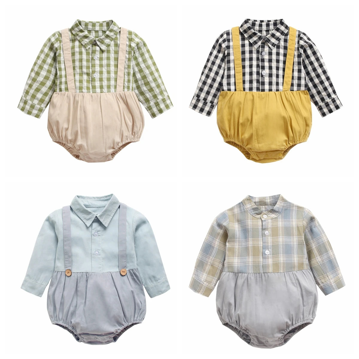 Sanlutoz Herbst Baby Jungen Bodys Kleinkind Kleidung Onesies Mode Langarm