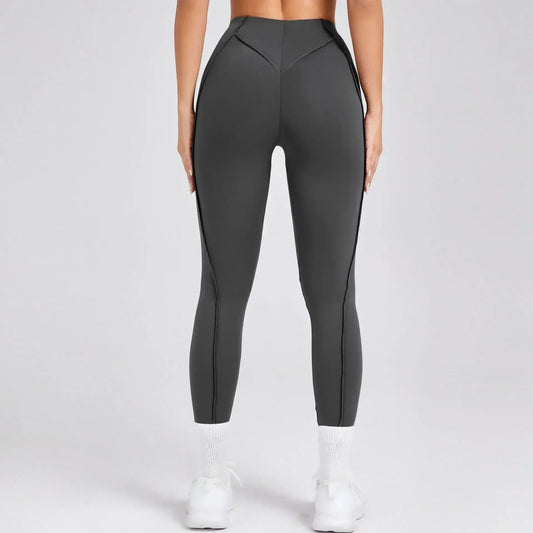 Seamless Yoga Leggings Pants Sports Fitness High Waist Peach Hip Raise Training Trousers Running Workout Gym Leggings for Women.