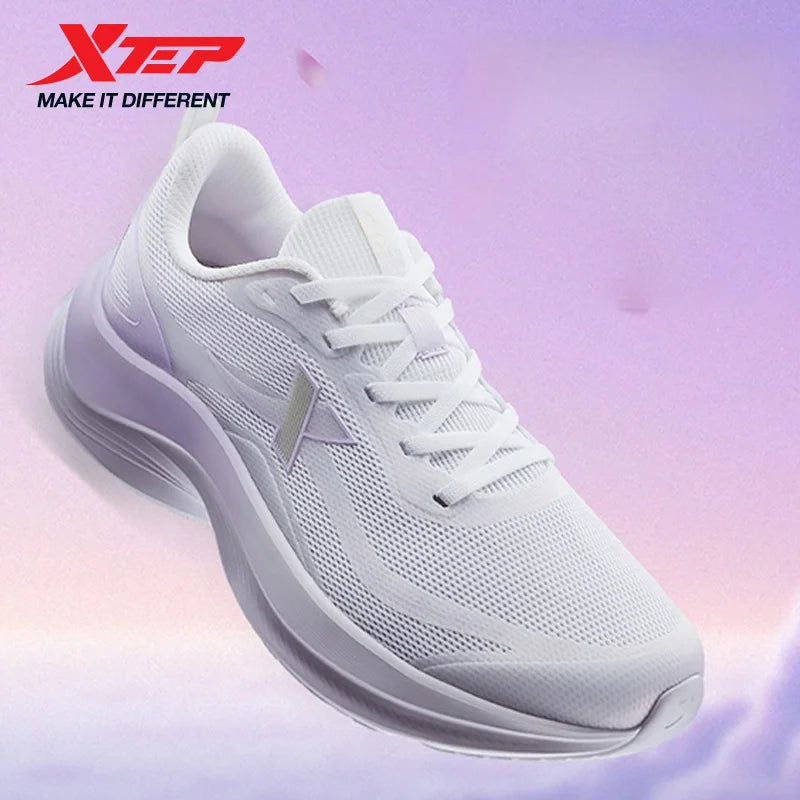 Xtep Laufschuhe für Damen, 2022, Sommer, atmungsaktiv, leicht, mit Rebound-Dämpfung, Stoßdämpfung, Sportschuhe 875218110014