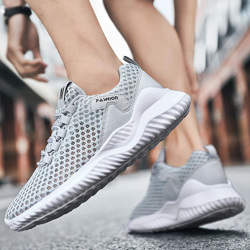 Sommer Tennis Casual Mesh Schuhe Atmungsaktive Hohl training fitness Plattform Weichen Boden Läuft Leichte Vulkanisierte Schuhe