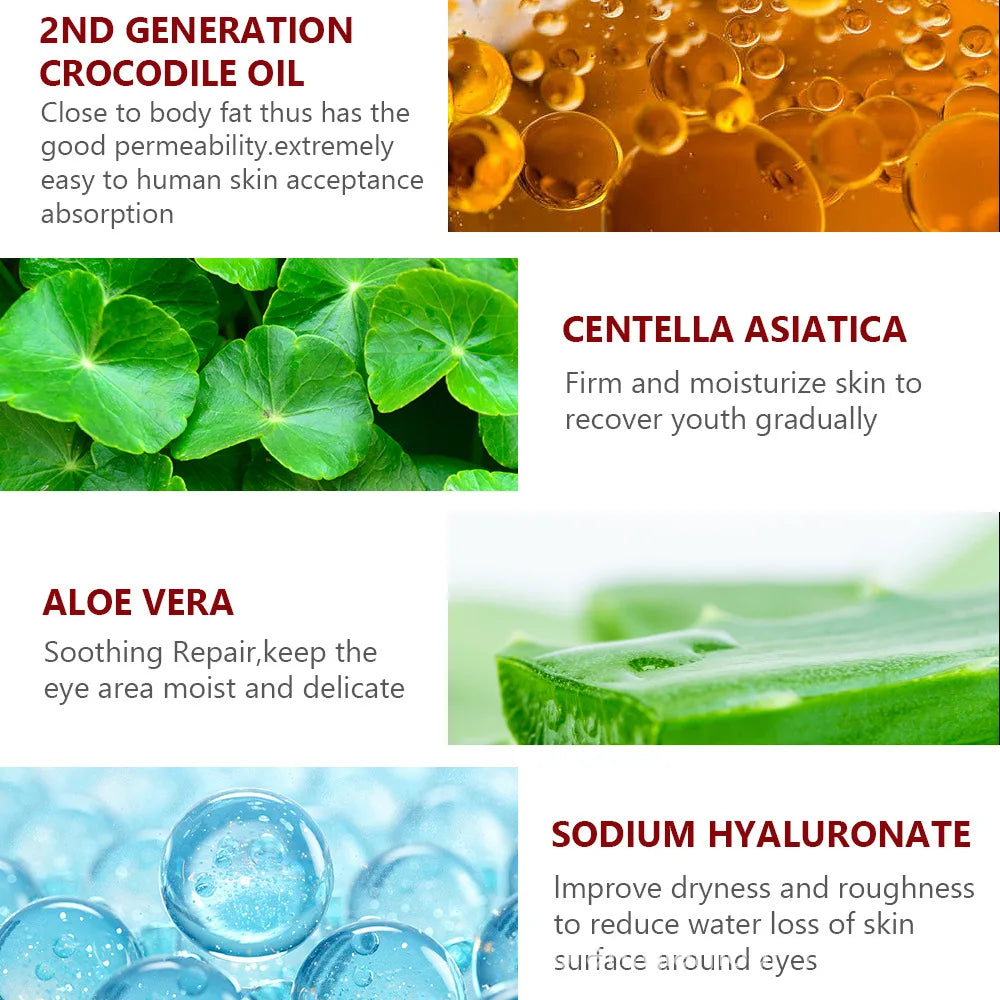 VIBRANT GLAMOUR Eye Cream Eliminate Wrinkles Effectively Promote Collagen Repair Anti-Wrinkle Anti-Agingfight Puffiness.