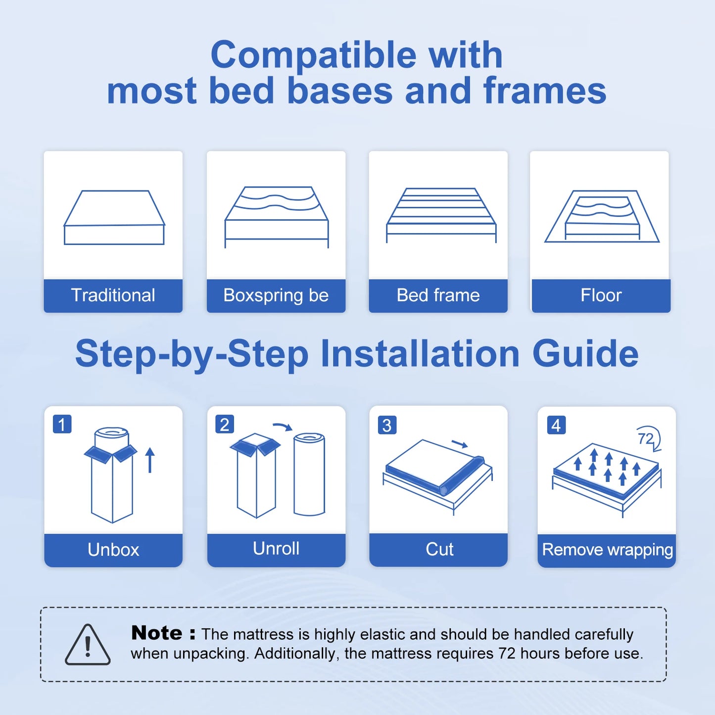 Daccormax 22 cm dicke Federkernmatratze, in mehreren Größen erhältlich, 7 Zonen ergonomisches Design, inklusive Spannbettlaken