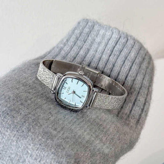 GEDI Golden Watch Light Luxury Quartz Stainless Steel Watch Casual Fashion Dress Temperament Waterproof Women's Wristwatches.