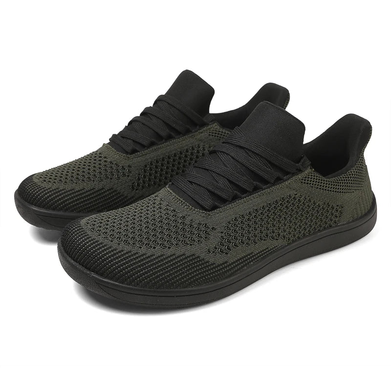 Sommer Breite Schuhe Männer Barfuß Breite Kappe Weichen Sohlen Outdoor Jogging Lace Up Casual Sneaker Atmungsaktive Laufschuhe Tenis Jeans