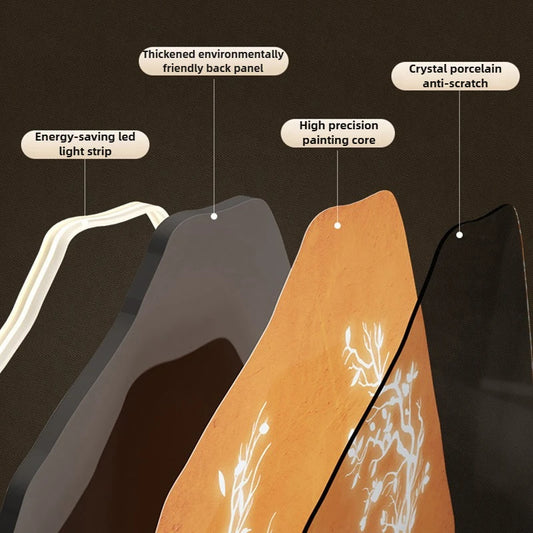 20-Zoll-Mode-Wanduhr, Esszimmer, Wohnzimmer, Mond, die Erde, Modellierung, LED-Licht, geräuschloses Uhrwerk, Schlafzimmeruhr, Wanddekoration