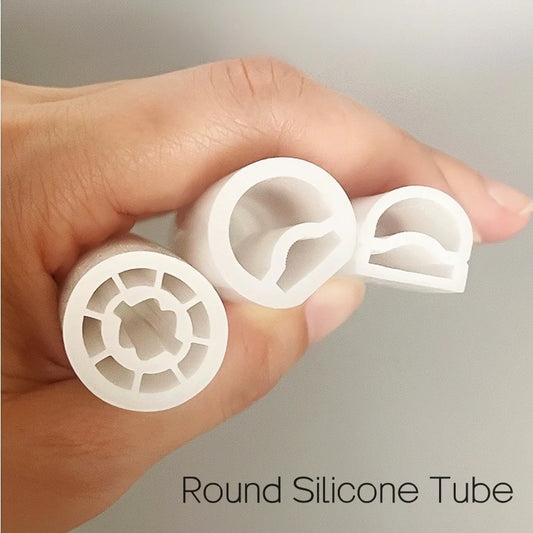 Round Flexible LED Neon Rope Lamp Silicone Tube 180/270/360° Tape Lamp Diffuser For WS2811 WS2815 Outdoor Decor Neon Strip Light.