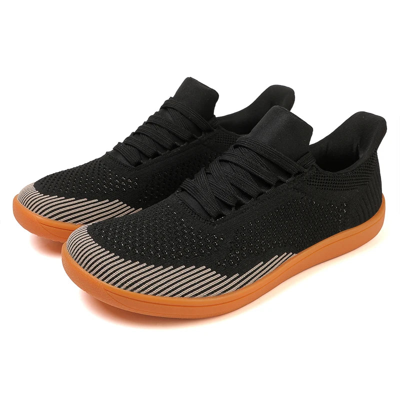 Sommer Breite Schuhe Männer Barfuß Breite Kappe Weichen Sohlen Outdoor Jogging Lace Up Casual Sneaker Atmungsaktive Laufschuhe Tenis Jeans