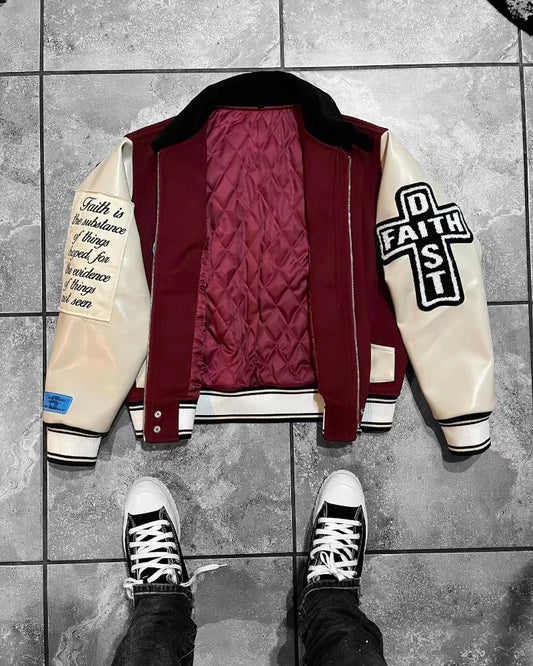Streetwear Vintage New Fashion Letters Flocking PU Loose Jacket Women Y2K Harajuku Hip Hop Popular Casual Joker Couple Jacket.