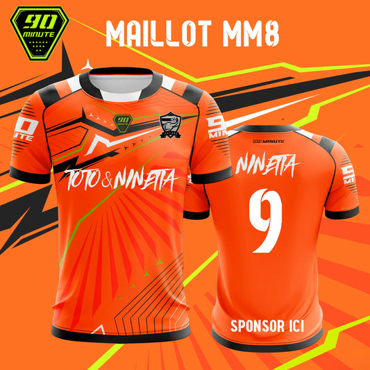 2025 New Summer Men's T-Shirt Maillot 90 Minute Toto & Ninetta Double Side Print Short Sleeve Oversize Breathable Quick Dry Tops.