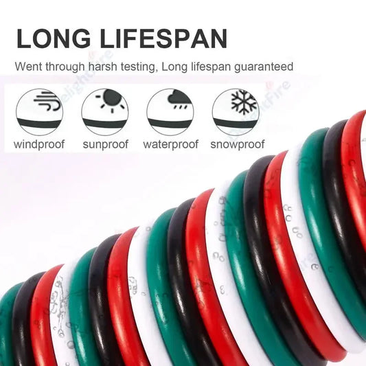 Multicolor Electrical Wire 14 16 18 20 22 AWG Flexible PVC Copper Wire Electronic Cable For Equipment LED Strip Light Speaker.
