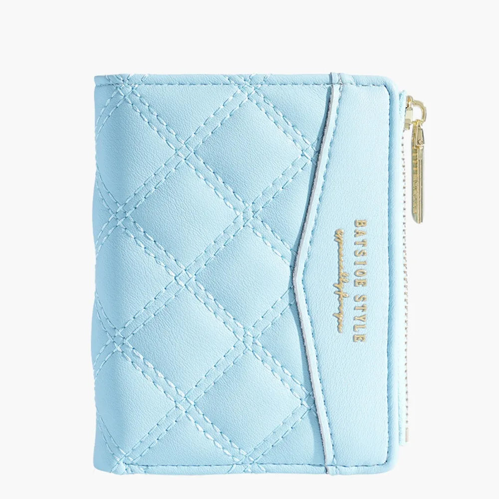 New Embroidered Wallet for Women Ladies Coin Purses PU Leather Zipper Credit Card Holder Clutch Money Bag Pocket.