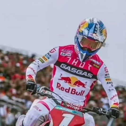 Red Bull collaboration Thor motorcycle racing bike riding suit F1 set men's and women's cycling competition suit.