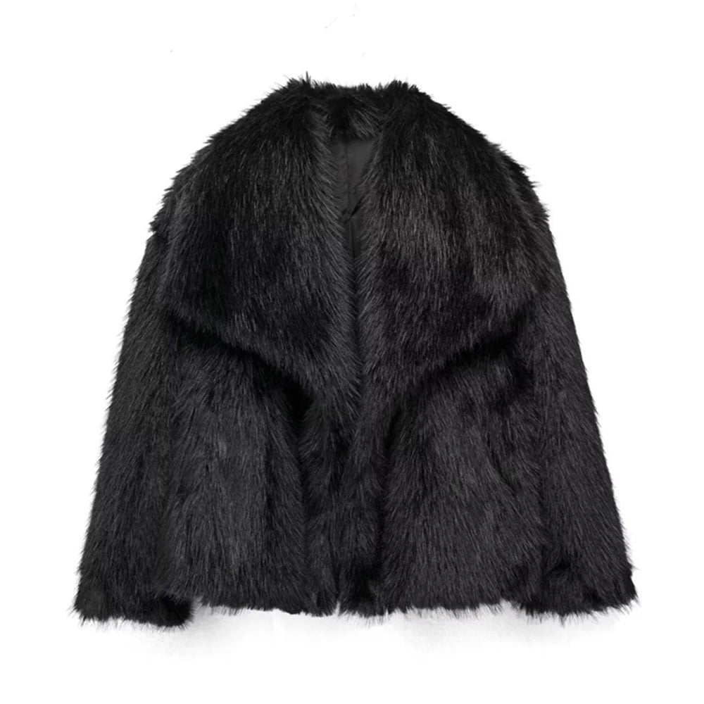 TWOTWINSTYLE Solide Temperament Jacken Für Frauen Revers Langarm Patchwork Tasten Designer Mäntel Weibliche Mode Stil Kleidung