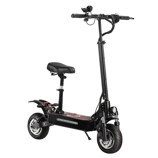 BOYUEDA Q7 PRO Adult EScooter 1600W*2 Dual Motor Foldable City E-Scooter 52V19AH 10” Tire Off-Road Electric Scooter.