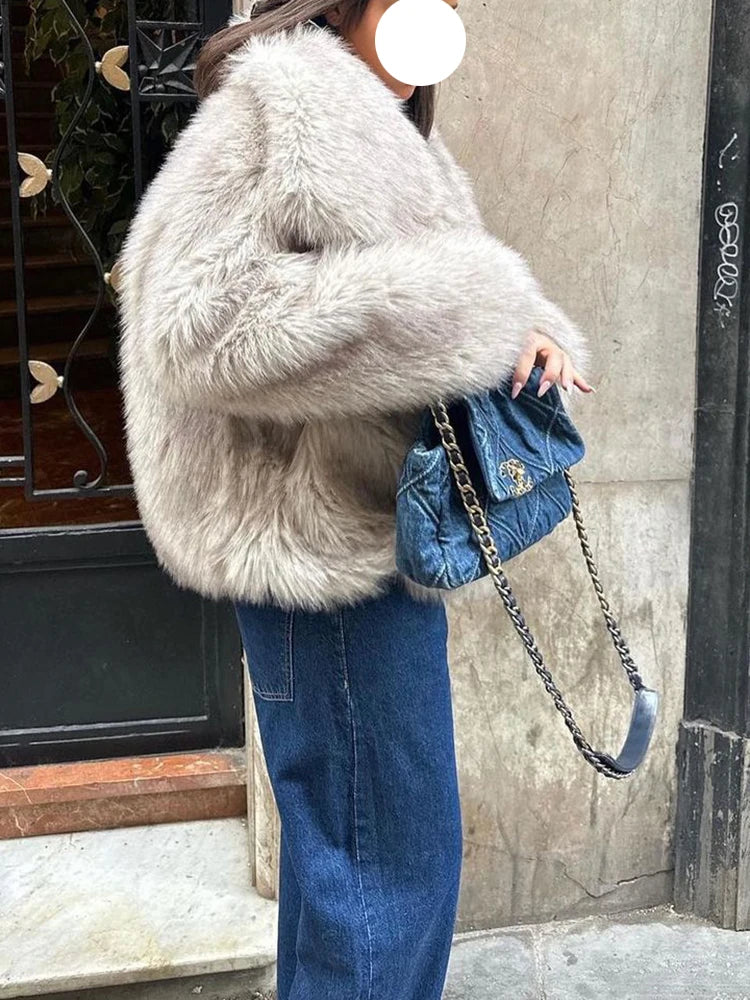 TWOTWINSTYLE Solide Temperament Jacken Für Frauen Revers Langarm Patchwork Tasten Designer Mäntel Weibliche Mode Stil Kleidung