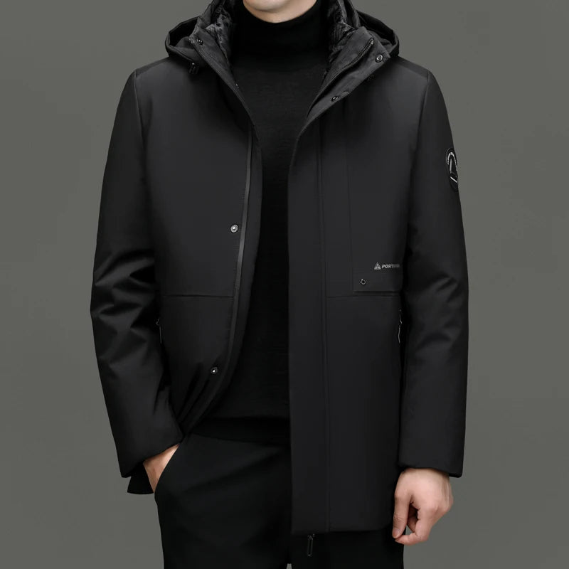 Top Grade Brand Casual Fashion Designer Warm Parka Coat Mens 2025 Newest Winter Jacket Quilted Windbreaker Mens Clothes