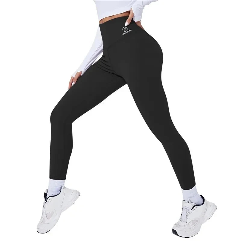 1pc Frauen Hohe Taille Yoga Leggins Gym Sport Strumpfhosen Frau Laufhose Sexy Butt Hebe Leggings Gym Fitness Push-Up leggins 